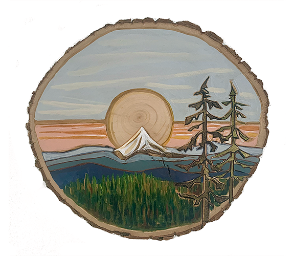 "Mt. Rainier Sapling" - Jennifer Foran